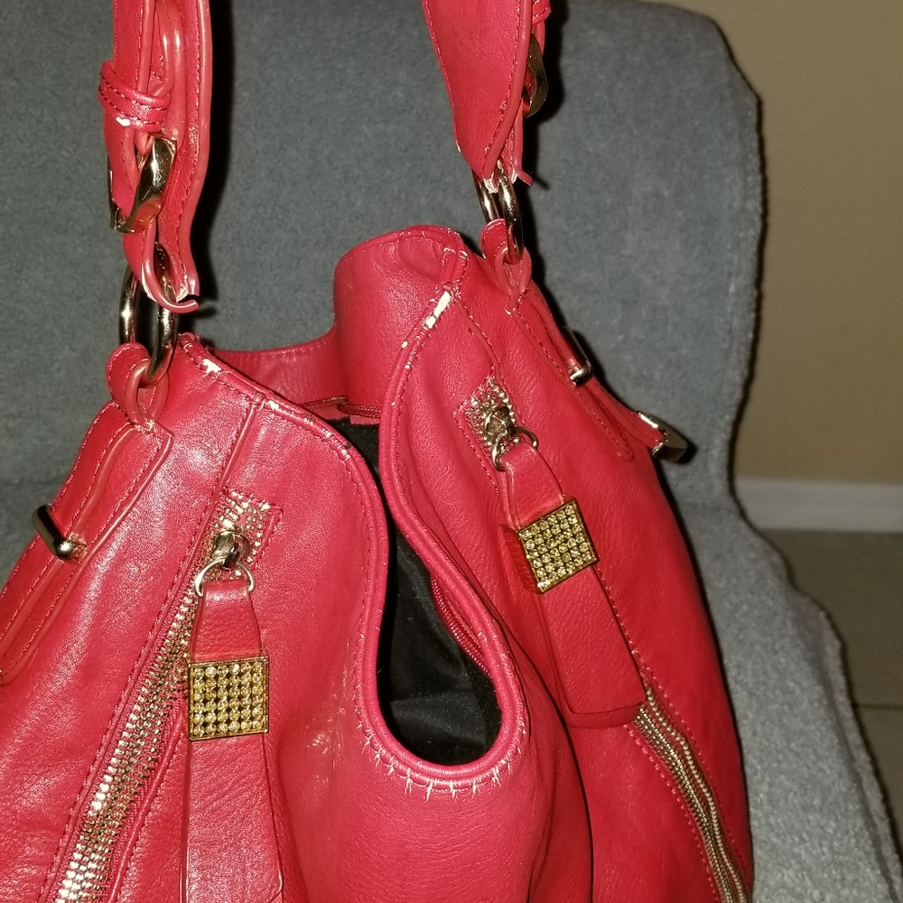 Imoshion Red Leather Purse